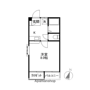 Ⅲ大嶋レジデンスC・D【1階】の間取り