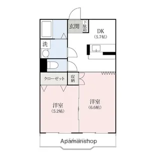 イノマンションⅡ【103号室】の間取り