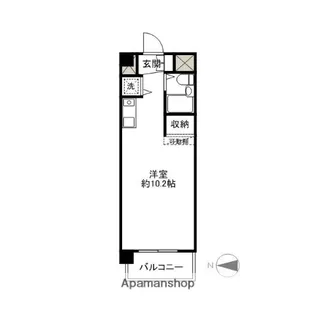 ダイヤモンドスクエア前橋【2D号室】の間取り