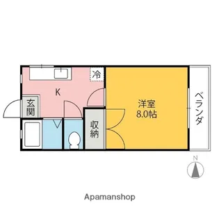 ソレイユ・シオン【201号室】の間取り