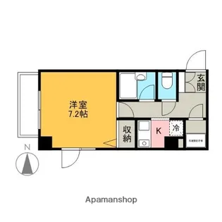 アルファNEXT前橋第7【208号室】の間取り
