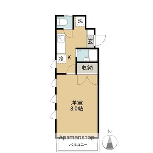 Kコーポ【301号室】の間取り