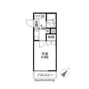 GS広瀬【204号室】の間取り