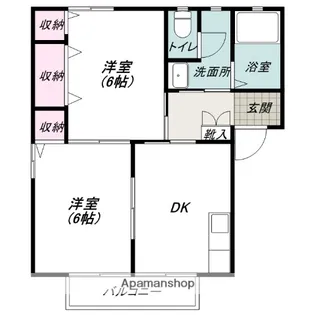 ヴェル・スーズ【2階】の間取り