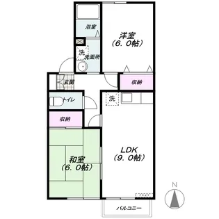 プランドール【2階】の間取り