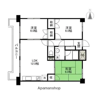 エルドラードハイツ【305号室】の間取り