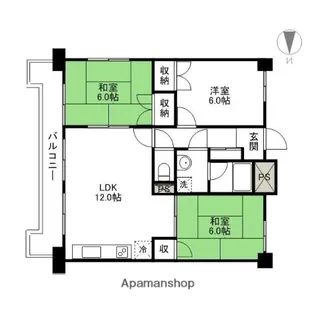 エルドラードハイツ【403号室】の間取り