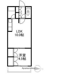 プラムハイツ【309号室】の間取り