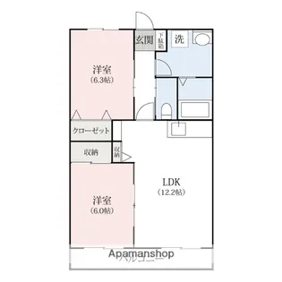 井野マンション【2階】の間取り