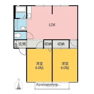 サンエステート【103号室】の間取り