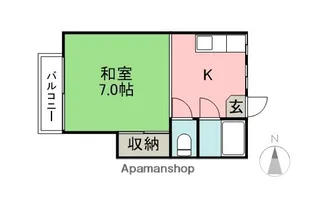 シタラハイツ【2階】の間取り