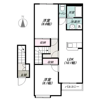 メゾン・アウル【2階】の間取り