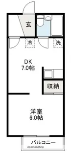 VILLA NOVA 小出【3階】の間取り