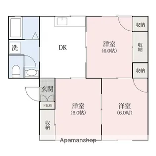 スプリングすぐろA・B【1階】の間取り