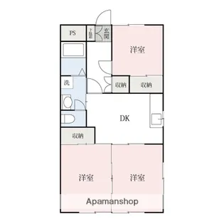 ハイツイナバ【1階】の間取り