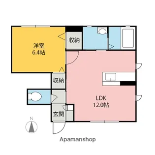 ラティールC・D【1階】の間取り