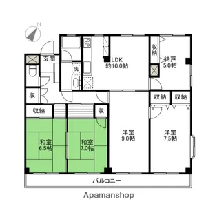 4SLDKの間取り画像