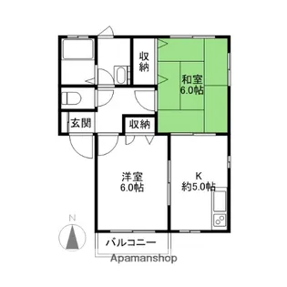 ドミトリー蒼海A・B【1階】の間取り