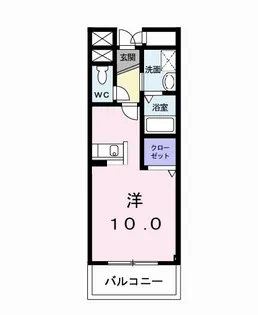ラ・ビエント【3階】の間取り