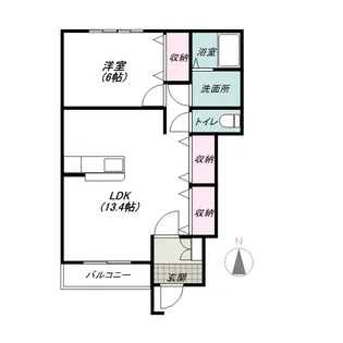 ピュア ステージ A【1階】の間取り