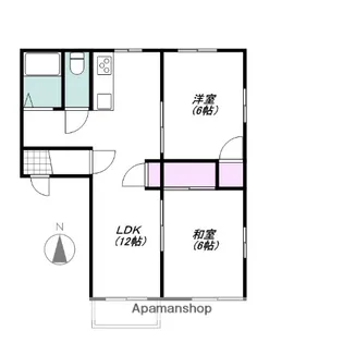 アミスターA【2階】の間取り