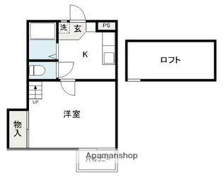 群馬県前橋市元総社町【アパート】の間取り