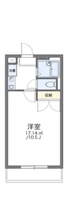 レオパレスドリームスペース【104号室】の間取り