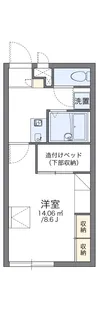 レオパレスKENT【1階】の間取り