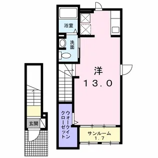 ASHADE【2階】の間取り