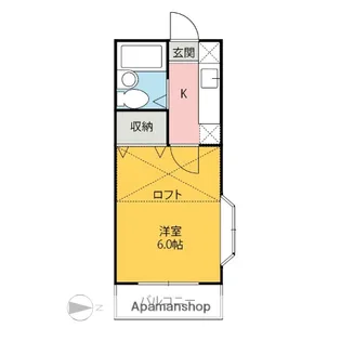 クレスト大友【2階】の間取り