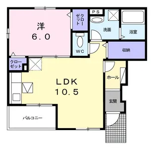 LIENⅠ(リアン)【1階】の間取り