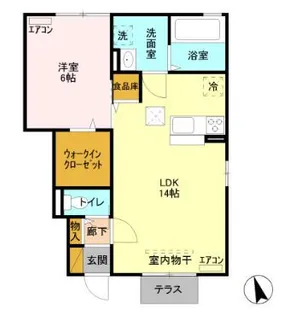 マルベリー【1階】の間取り