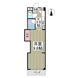 エルプレシア前橋【306号室】の間取り