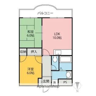 第一戸塚マンション【215号室】の間取り