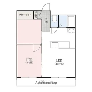 ダイヤフレア西片貝【2階】の間取り