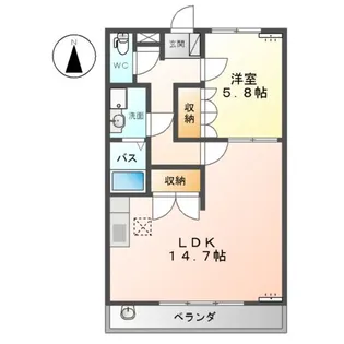 ピュア ステージ【1階】の間取り