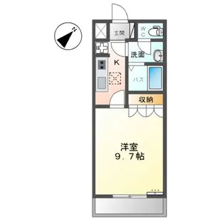 サニーヒル都【1階】の間取り