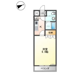 インペリアルコート【2階】の間取り