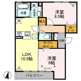ゼペット【1階】の間取り