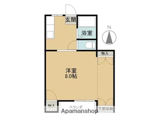 ユートピア富士見【203号室】の間取り