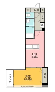 群馬県前橋市関根町2丁目【マンション】の間取り