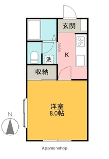スカイハウス住谷【1階】の間取り