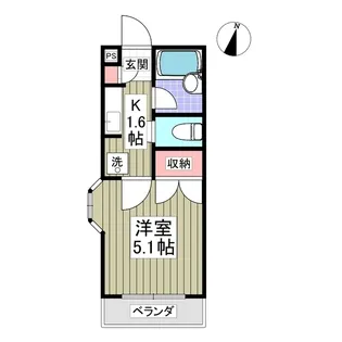 リトルバード【1階】の間取り