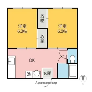 第一戸塚ハイツ【103号室】の間取り