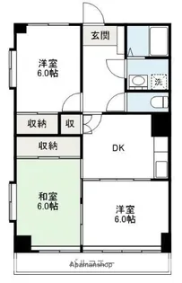 南部ハイツ【201号室】の間取り