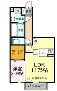 ラルーチェⅤ【1階】の間取り