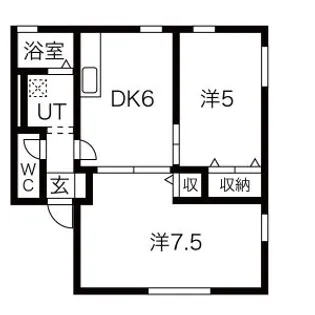 レトア絹香A【2階】の間取り