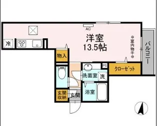 アペルタ【1階】の間取り