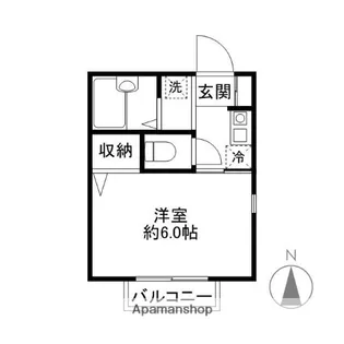 ローズガーデン【205号室】の間取り