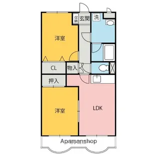 MAISONUⅠ【102号室】の間取り